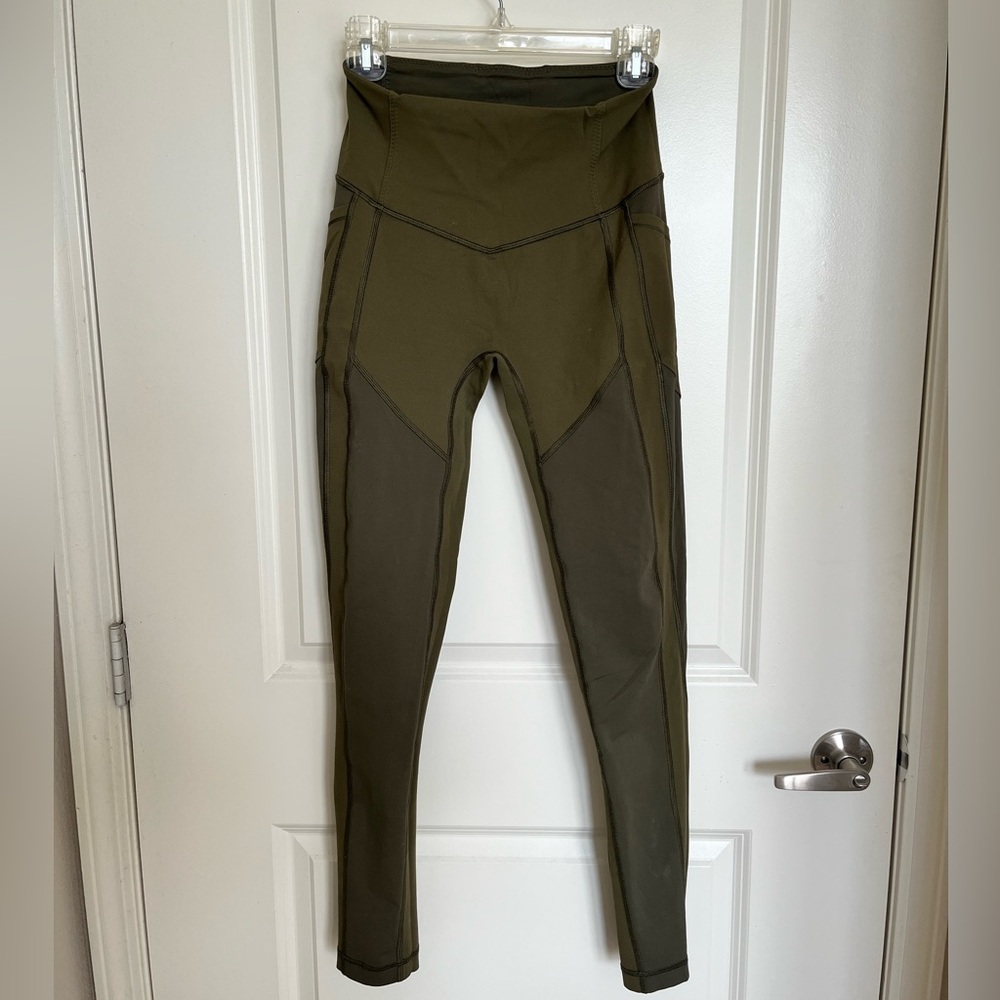 lululemon athletica Olive Green Leggings